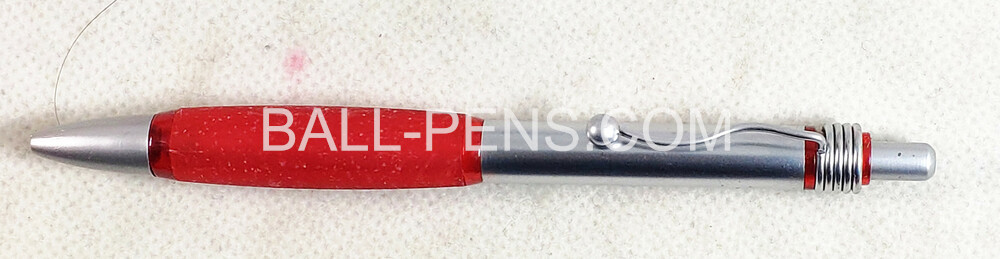Steel Wire Clip Semi-metal Ball Pens Custom Logo