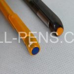 Round Decorated Click Action Pens