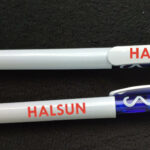 CAJA LOS ANDES SOMOS CChC Logo Plastic Ballpoint Pens