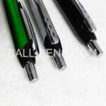 Custom Logo Dot Rubber Grip Ballpoint Pens with Metal Clip Manufacturer