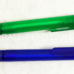 Frosted Barrel Translucent Plastic Ballpoint Pens with Custom Logo